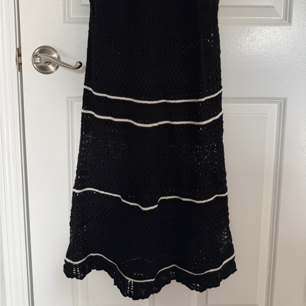 Abercrombie & Fitch Black and White Maxi Dress - Picture 6 of 8